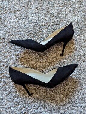 Marc Fisher Tuscany Pump Heels, Black Suede